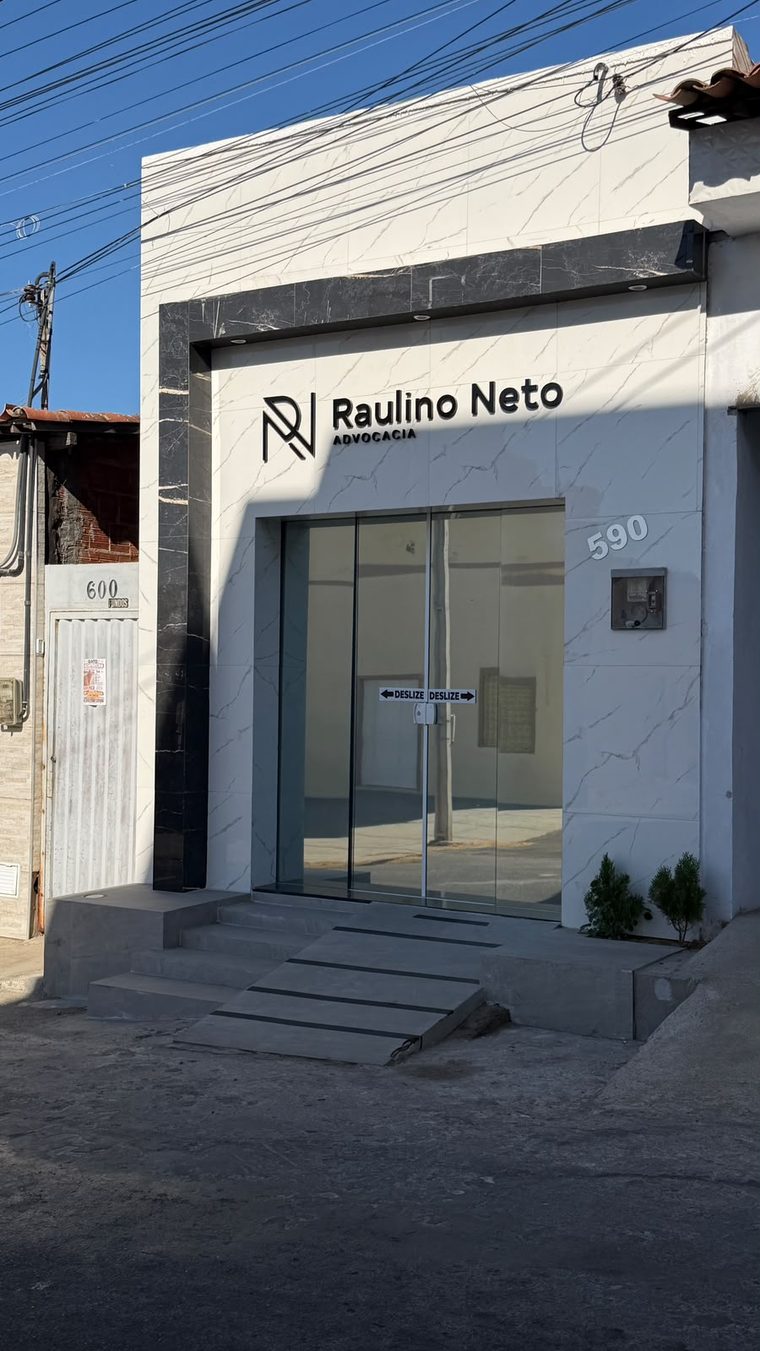 Fachada do escritório Raulino Neto Advocacia