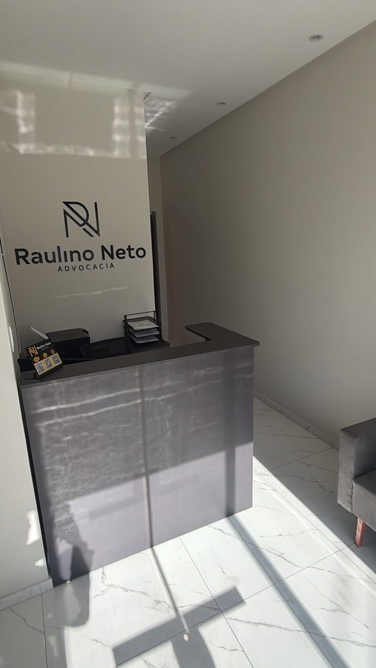 Recepção do escritório Raulino Neto Advocacia